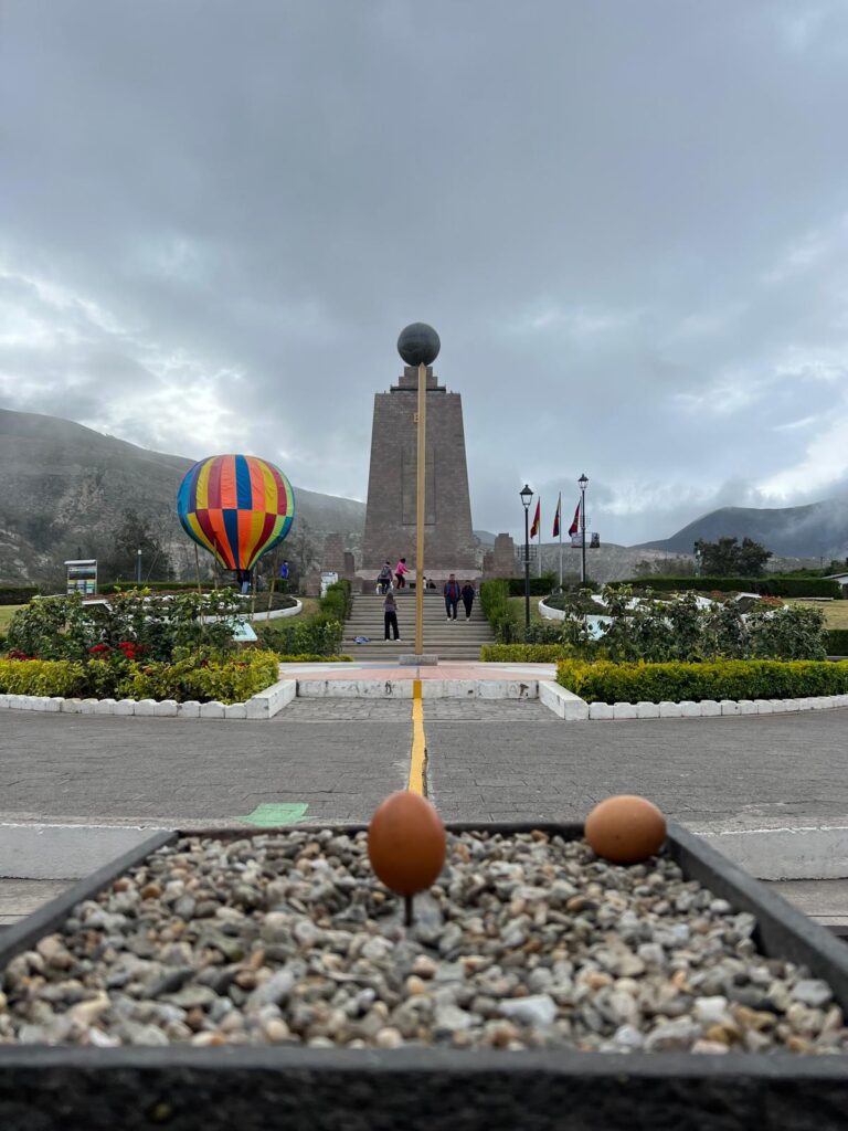 Middle of the World Monument in Ecuador.