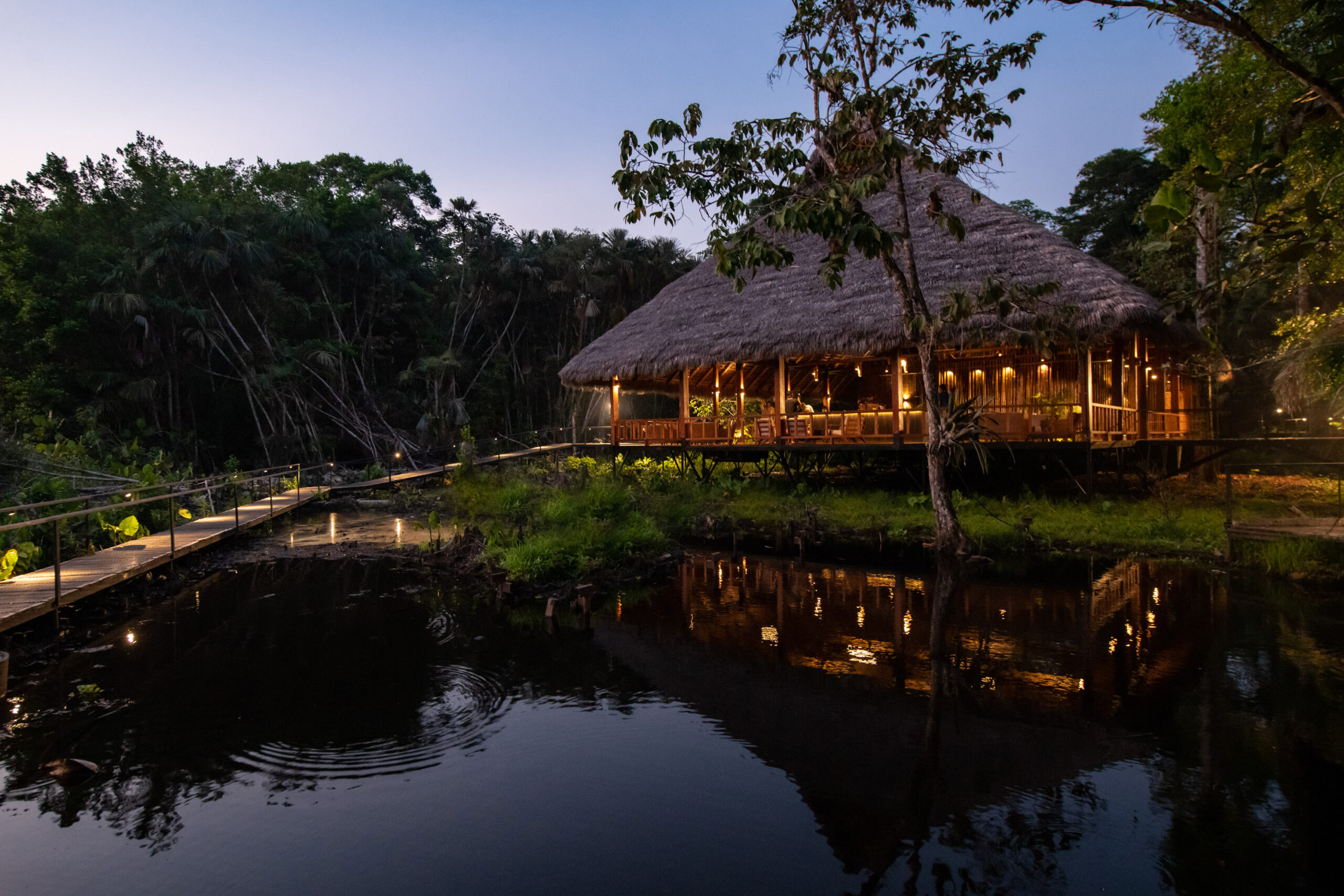 Exterior Sacha Lodge Equator-Expeditions Exterior Sacha Lodge Equator-Expeditions