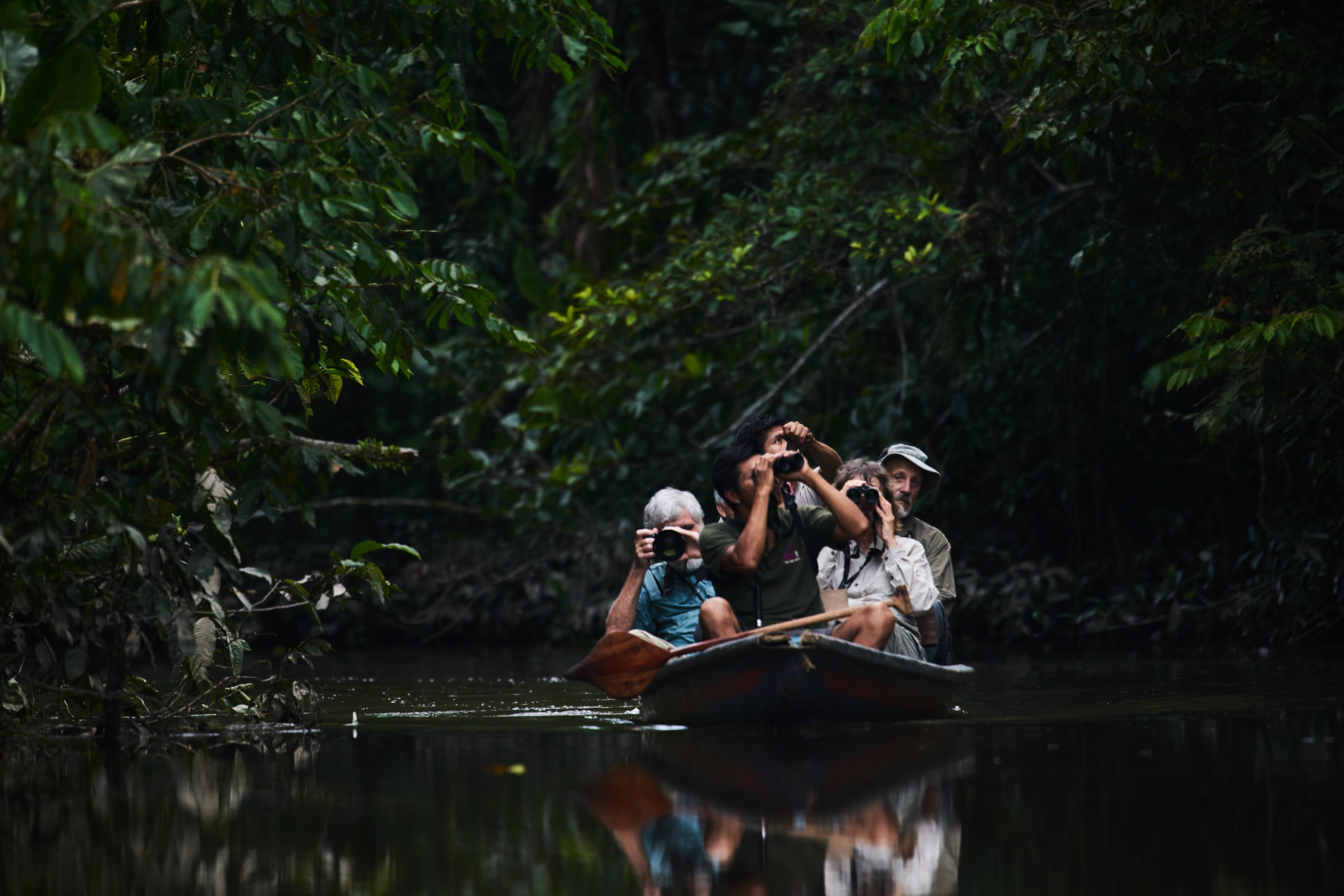 Tourist boat in the Ecuadorian Amazon Equator-Expeditions Tourist boat in the Ecuadorian Amazon