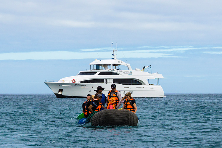 Grand Majestic Panga Ride Panga boat expedition ride from Grand Majestic yacht
