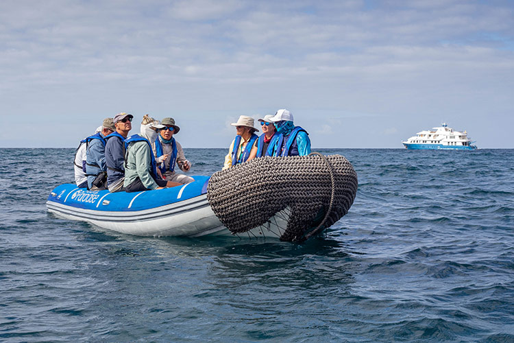 Natural Paradise Panga Ride Expedition Panga boat expedition ride during Natural Paradise cruise
