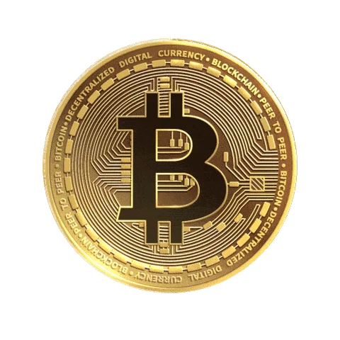 Bitcoin animated icon for cryptocurrency payments