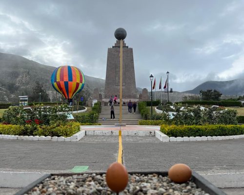 Middle of the World Monument in Ecuador.